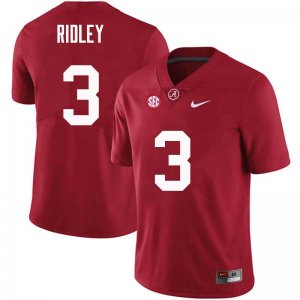 NCAA Men's Alabama Crimson Tide #3 Calvin Ridley Stitched College Nike Authentic Crimson Football Jersey FR17U57CO